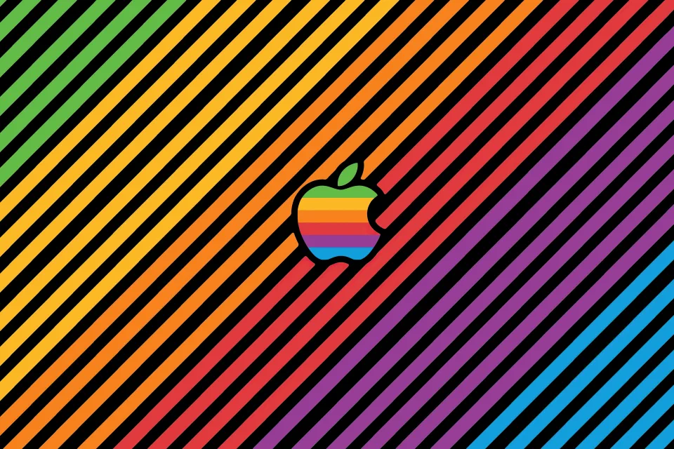 Apple logo Stripes