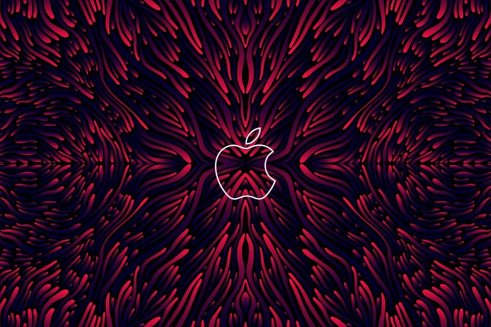Apple logo Abstract background