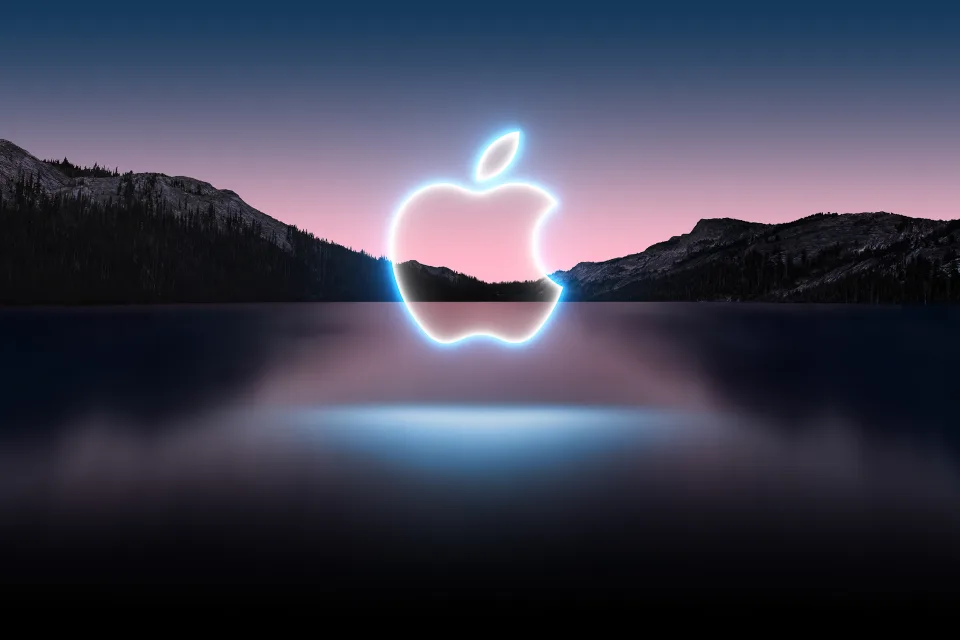 Apple logo Glowing