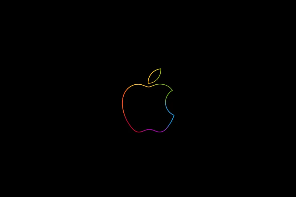 Apple logo Outline