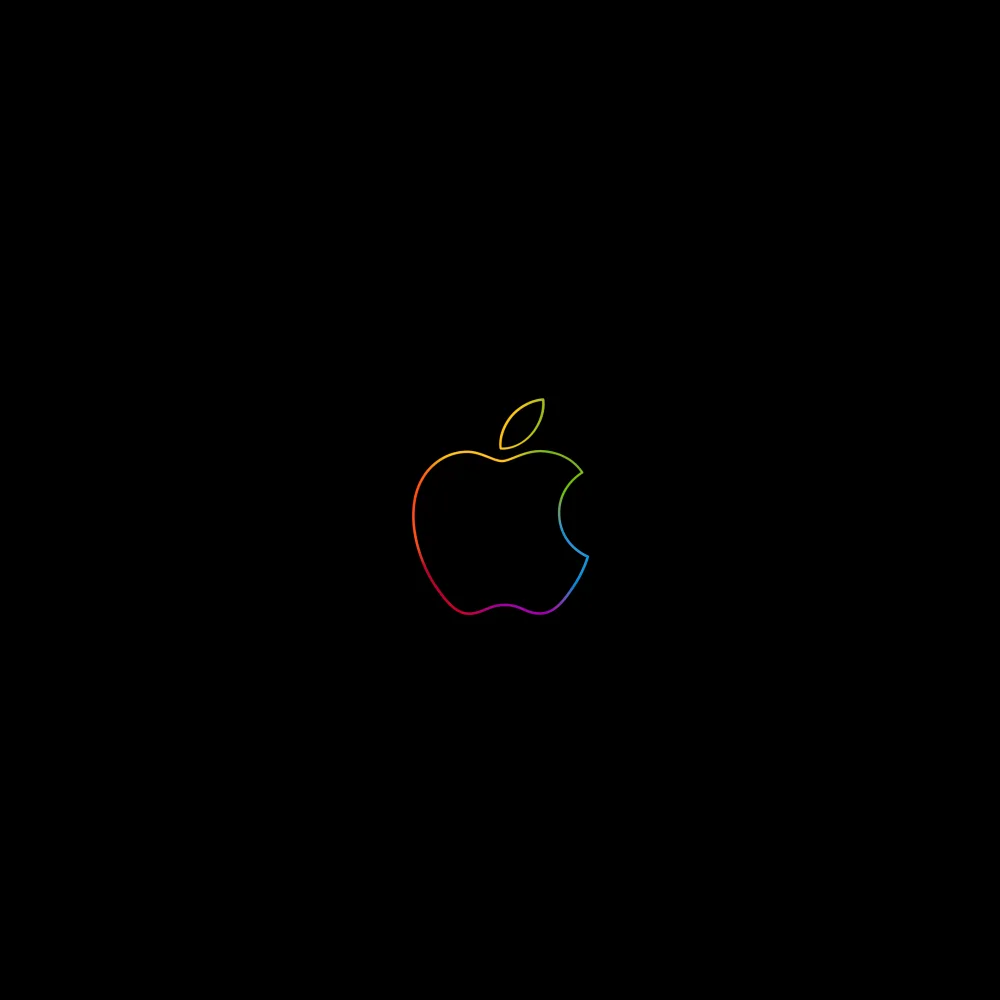 Apple logo Outline