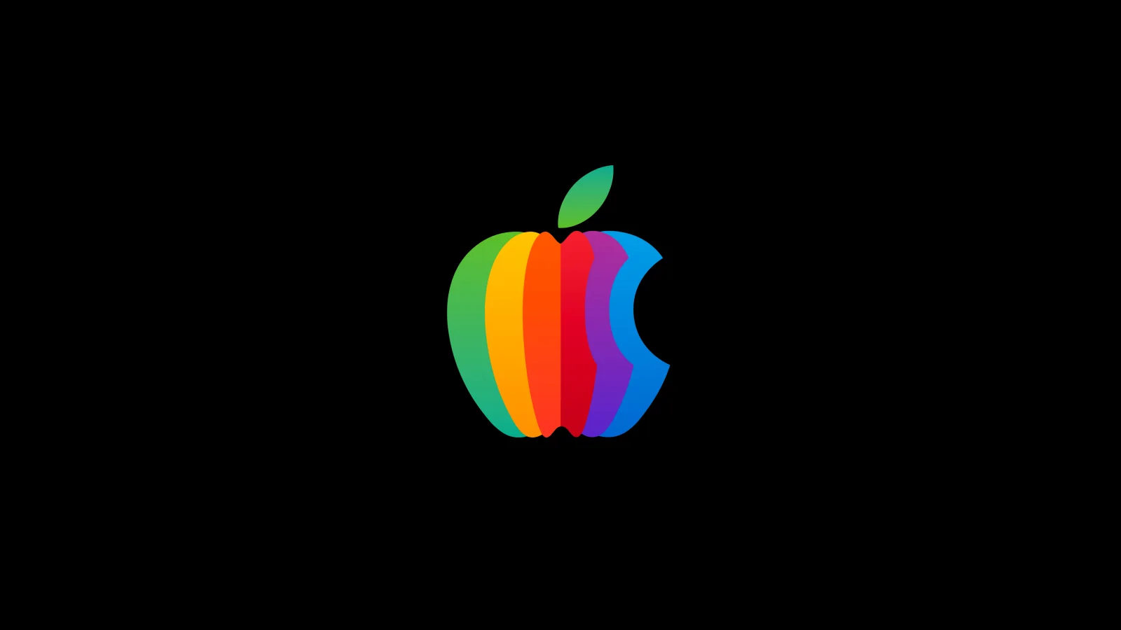 Rainbow Apple logo