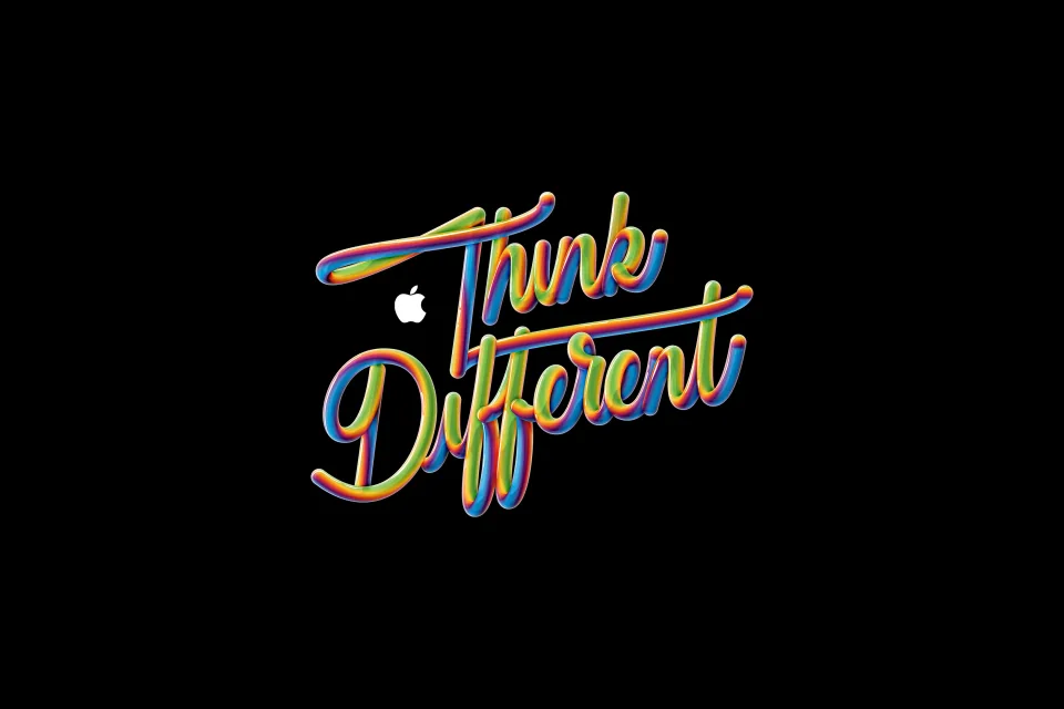 Think different Apple slogan