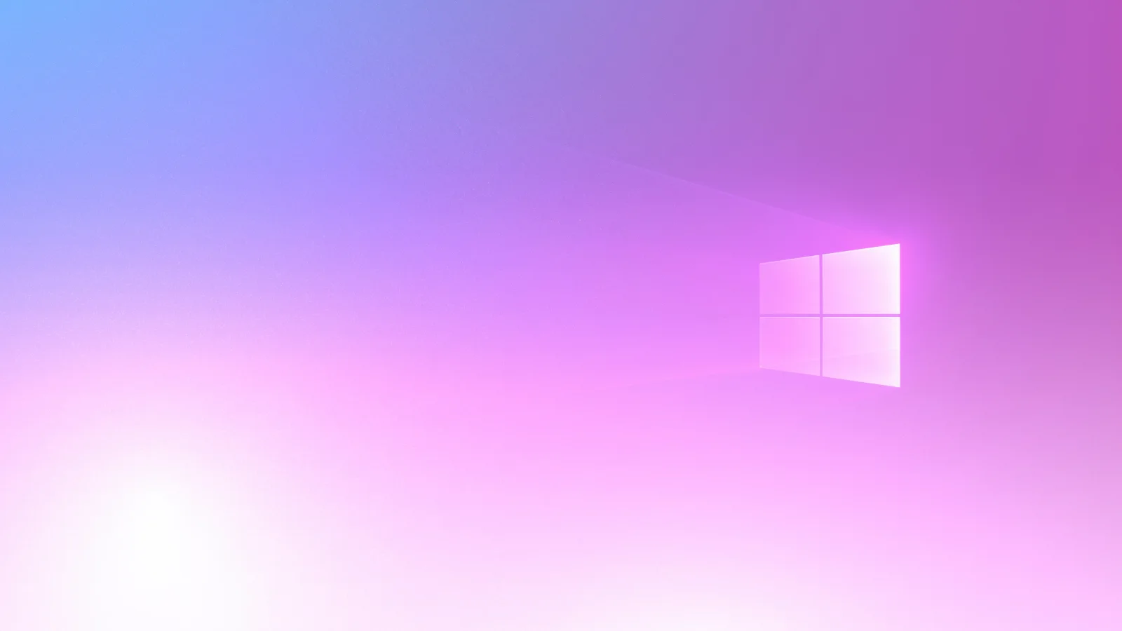 Windows 10 Light pink background