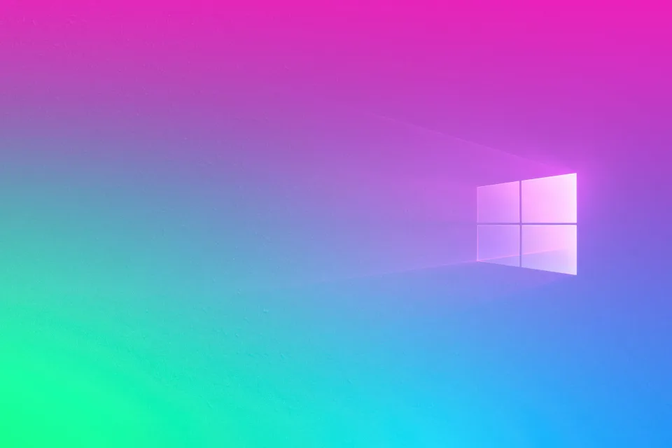 Windows 10 Pink gradient