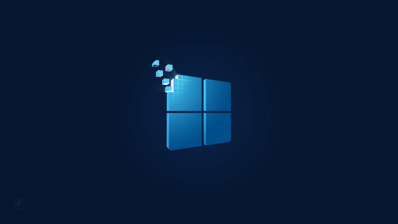 Windows 11 Dark blue