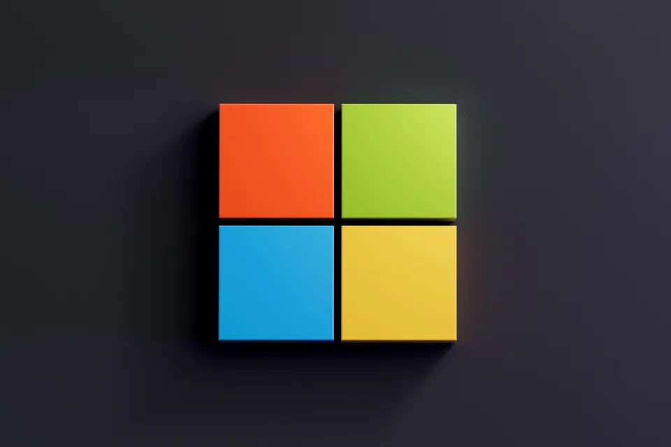 Windows logo Dark background