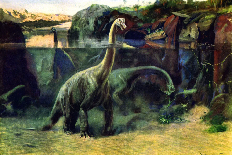 Dinosaurier im Wasser