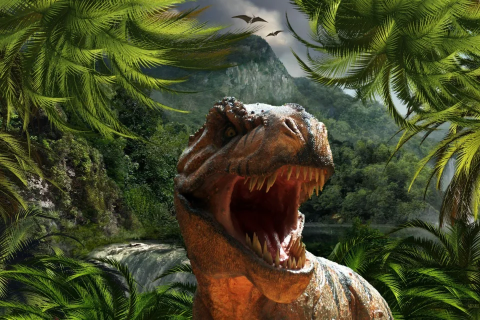 Dinosaurier in Welt
