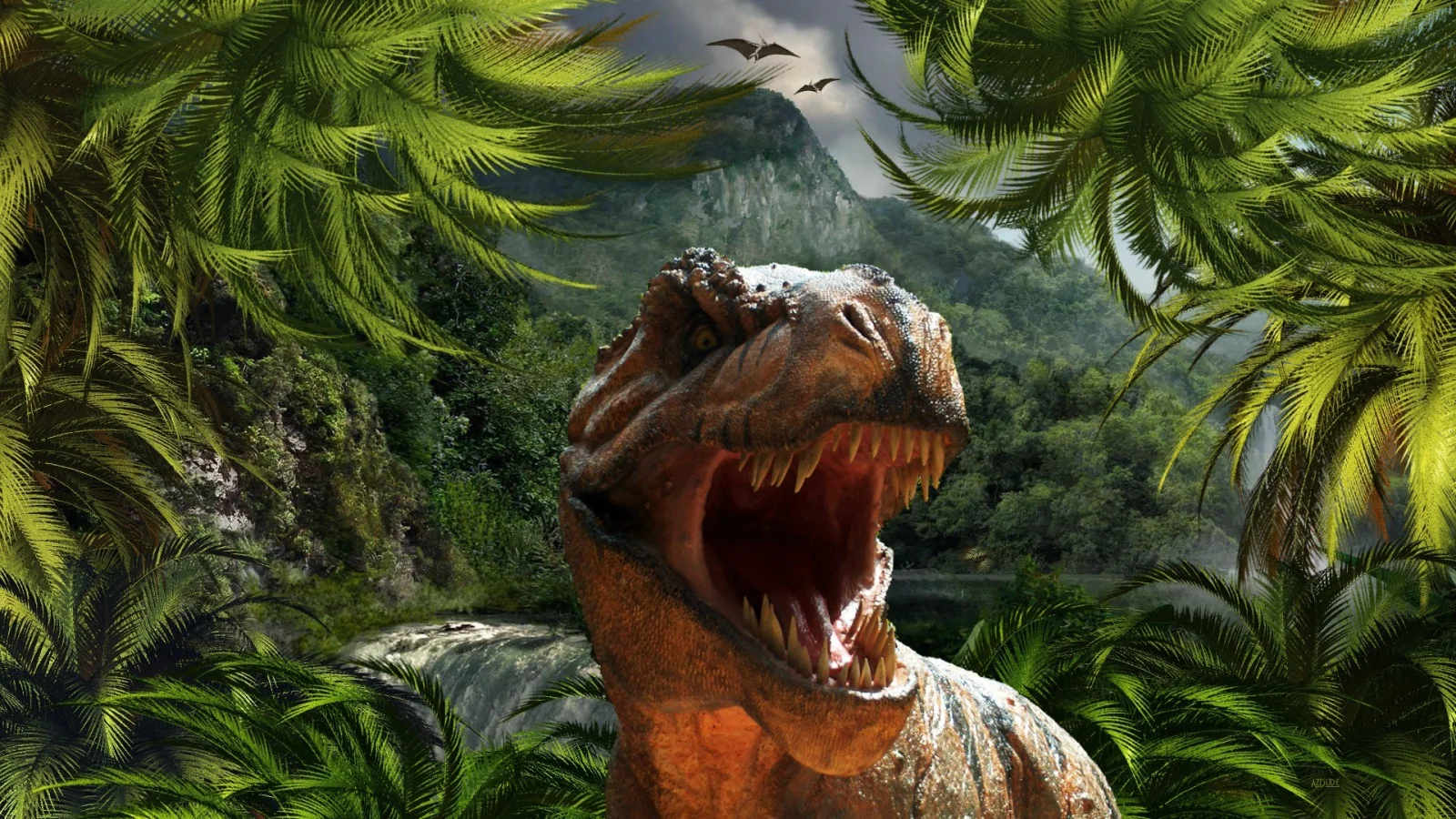 Dinosaurier in Welt