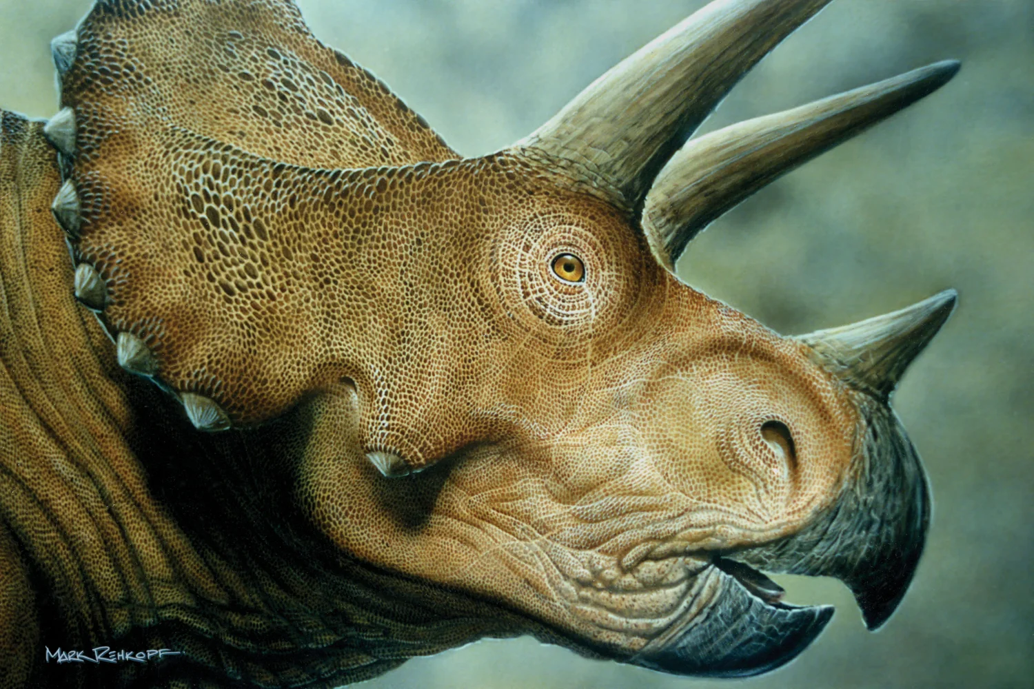 Dinosaurier mit Hörnern