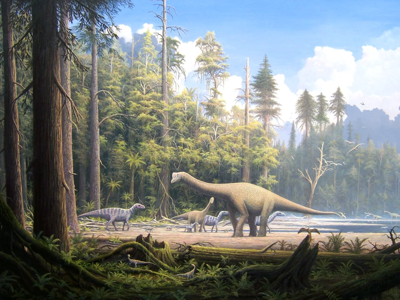 Dinosaurierfamilie