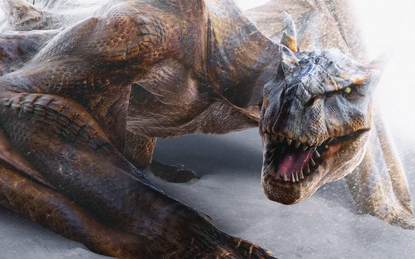 Grünäugig Dinosaurier