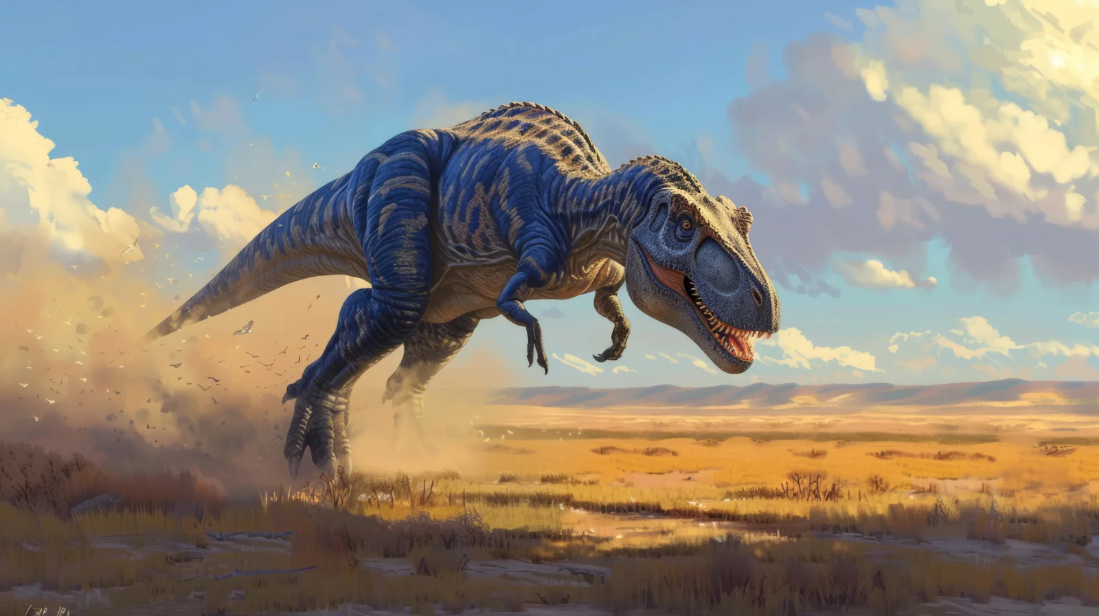 Tiermotiv – Tyrannosaurus läuft