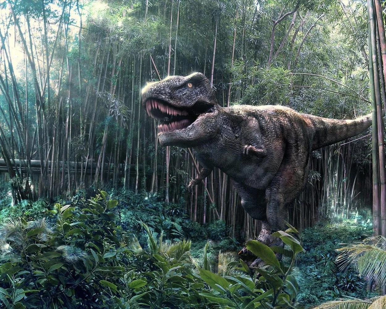 Wild lebende Dinosaurier