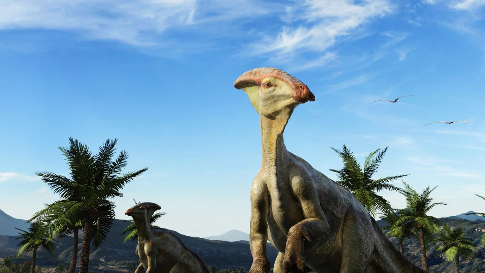 Zwei Dinosaurier zusammen