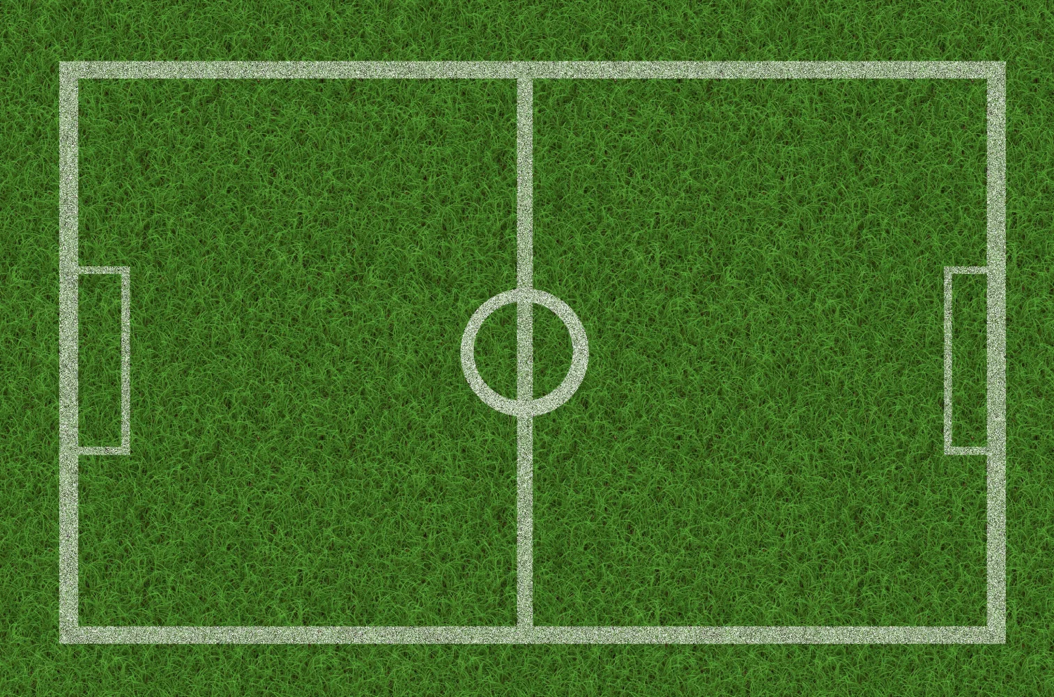 Feld weißen auf grünem Gras