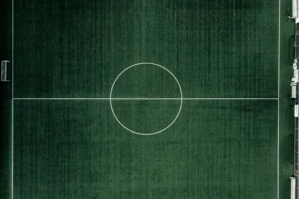 Fußball – Feld Draufsicht