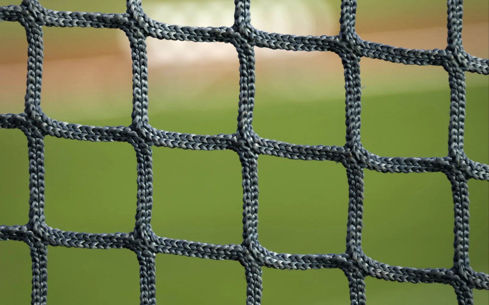 Netz für Spiel in Fußball in Nahaufnahme