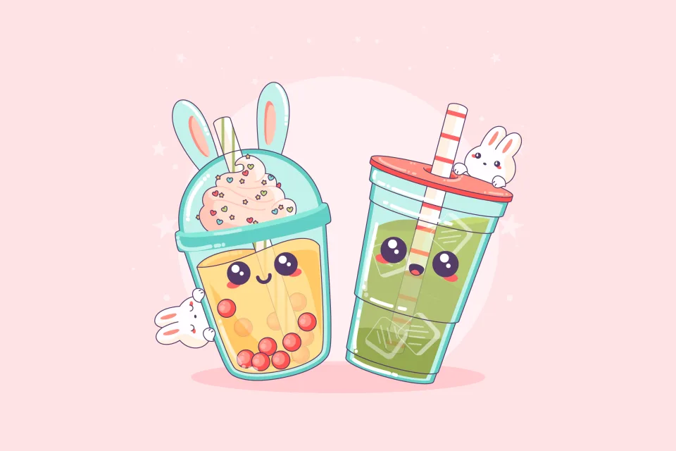 Kawaii bubble tea 2