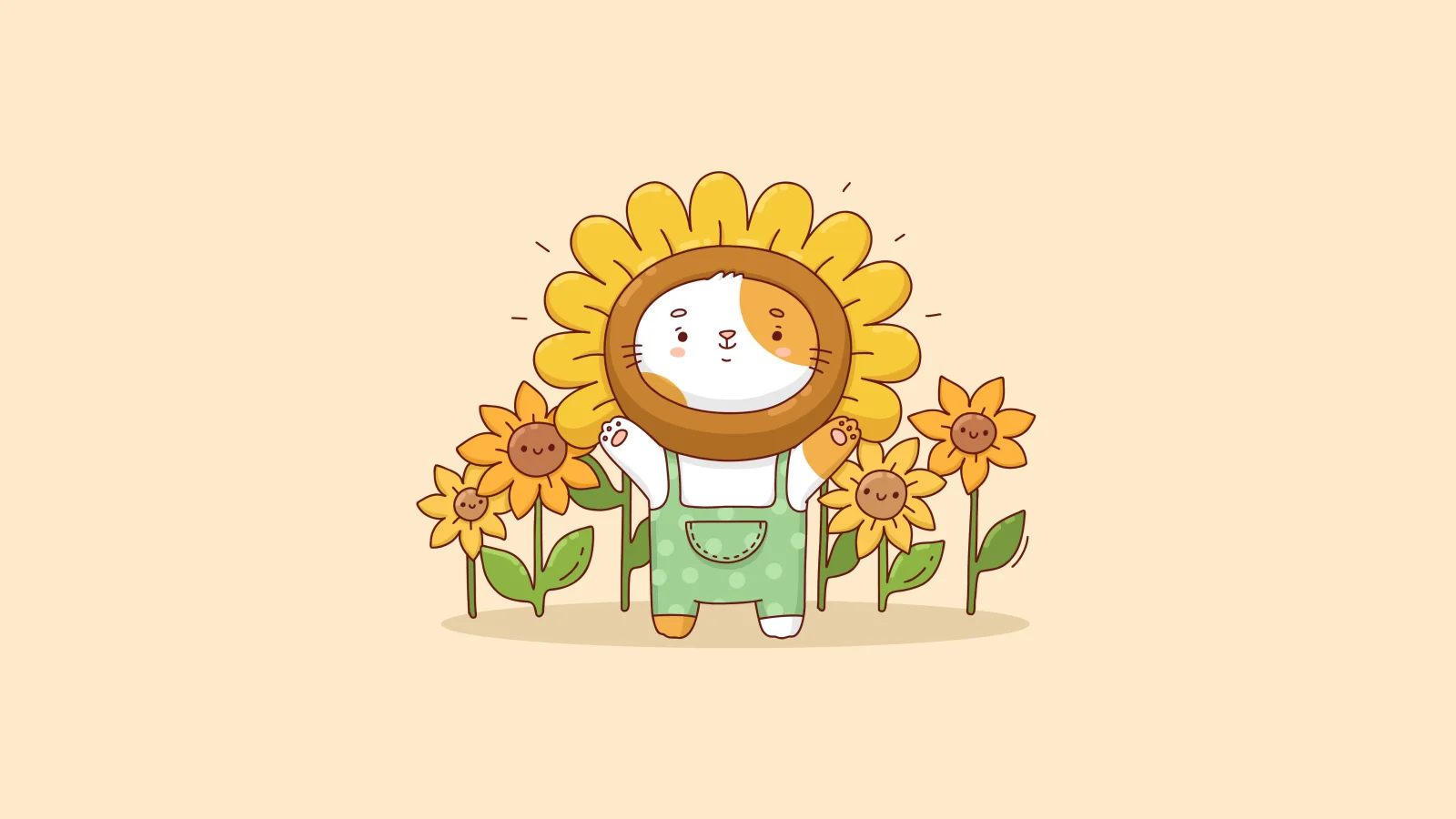 Kawaii sunflowers