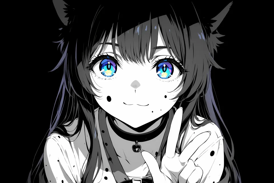 Kawaii Katzenmädchen