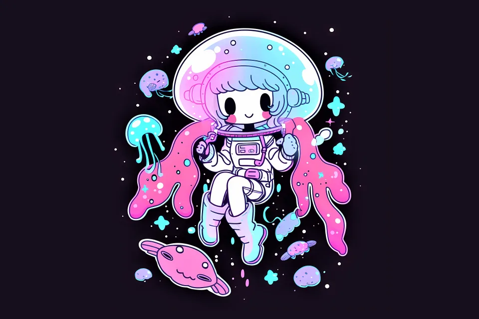 Süß astronaut