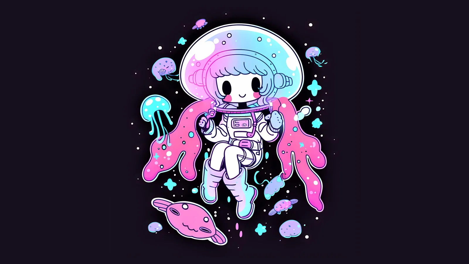Süß astronaut