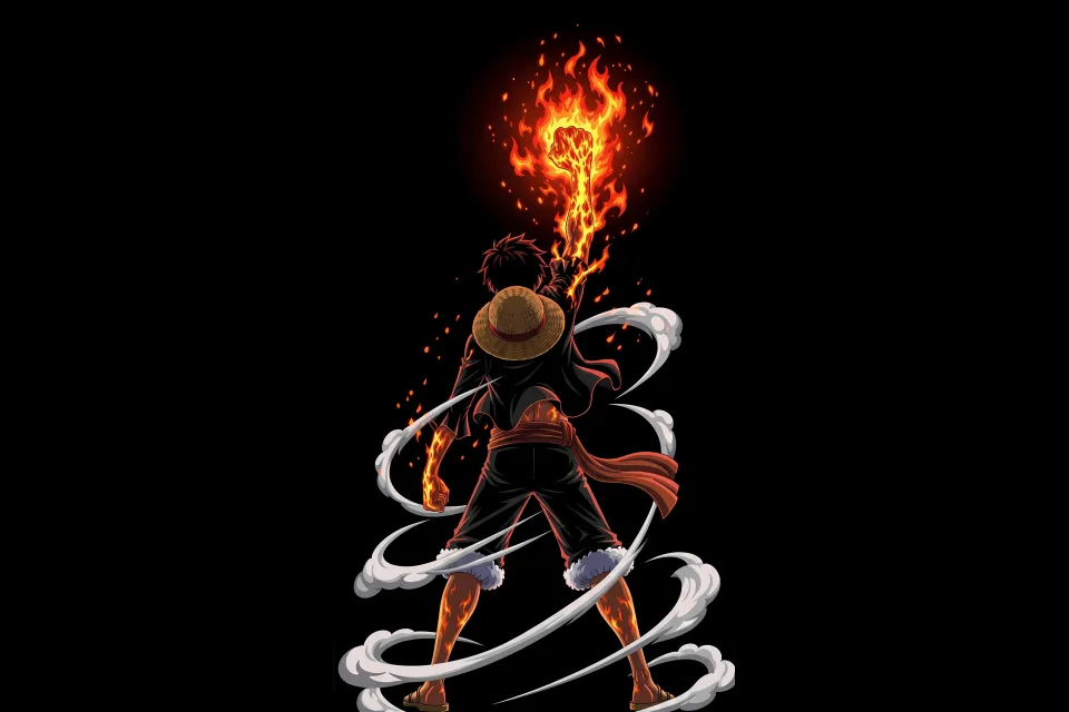 Monkey D. Luffy Rot Hawk