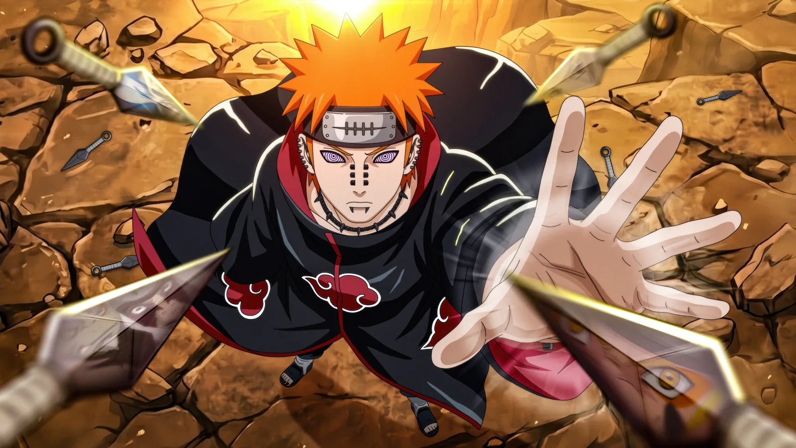Pain (Nagato) Schwarz cloak