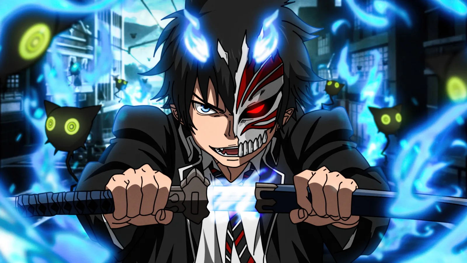 Rin Okumura Ichigo Kurosaki