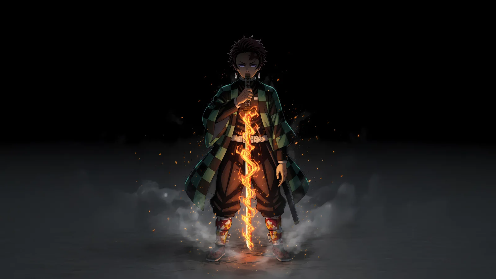 Tanjiro Kamado Feuer Effekt