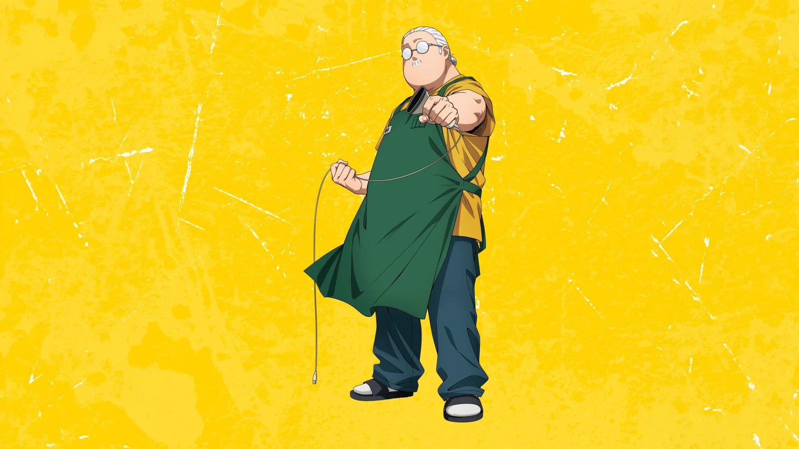 Taro Sakamoto gelber Hintergrund
