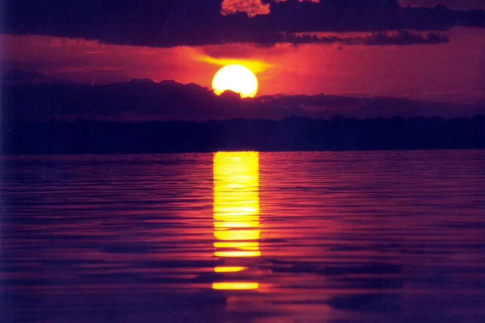 Sonnenuntergang über Brasilien