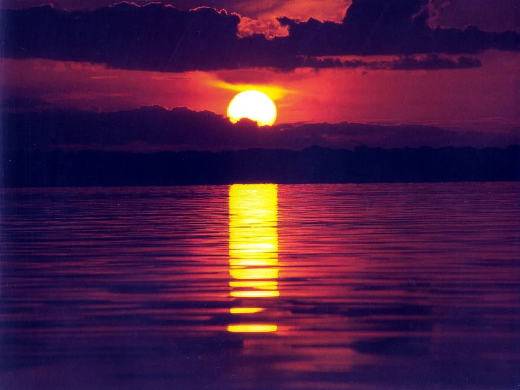 Sonnenuntergang über Brasilien