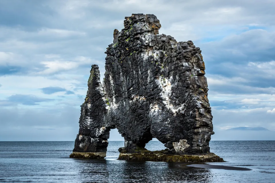 Ungewöhnliche Felsen Island
