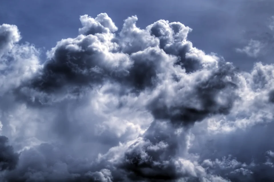 Wolken vulkanischen Asche
