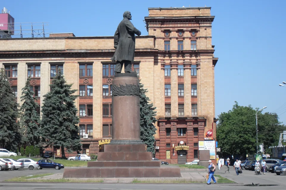 Lenin Statue in Dnipro