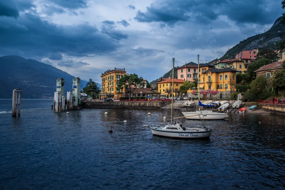 Blick auf am Meer, Italien