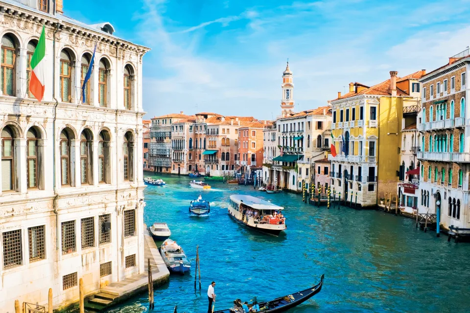 Kanal Stadt Venedig, Italien
