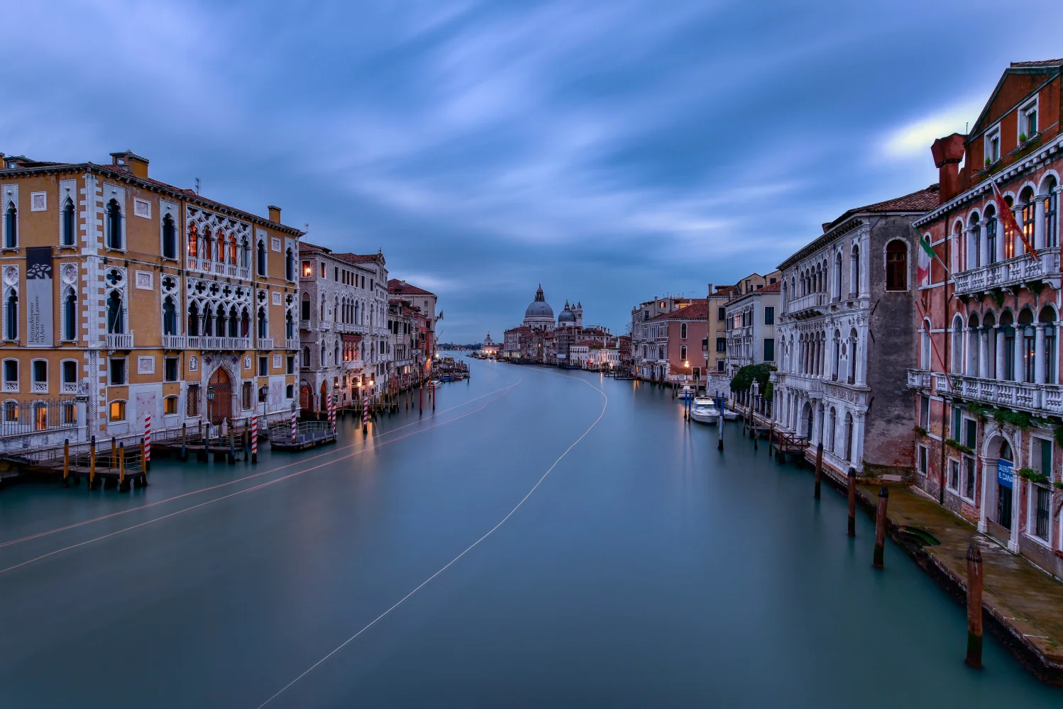 Kanal in der Stadt Venedig, Italien