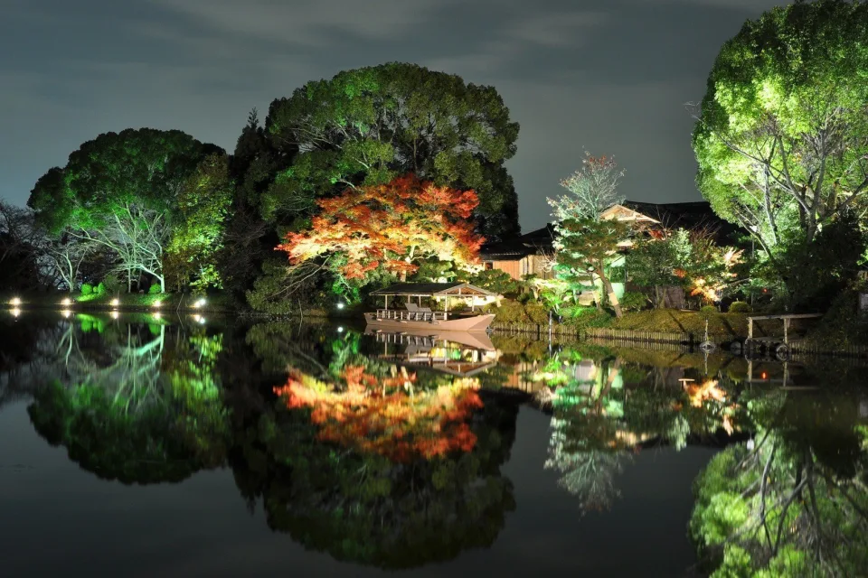 Abend Landschaft in Japan