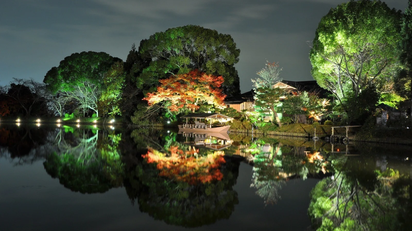 Abend Landschaft in Japan
