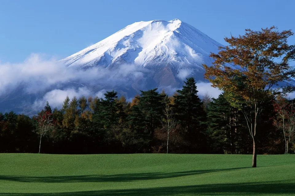 Blick auf Berg Fuji
