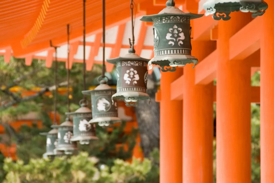 Eiserne auf Gebäude in Japan