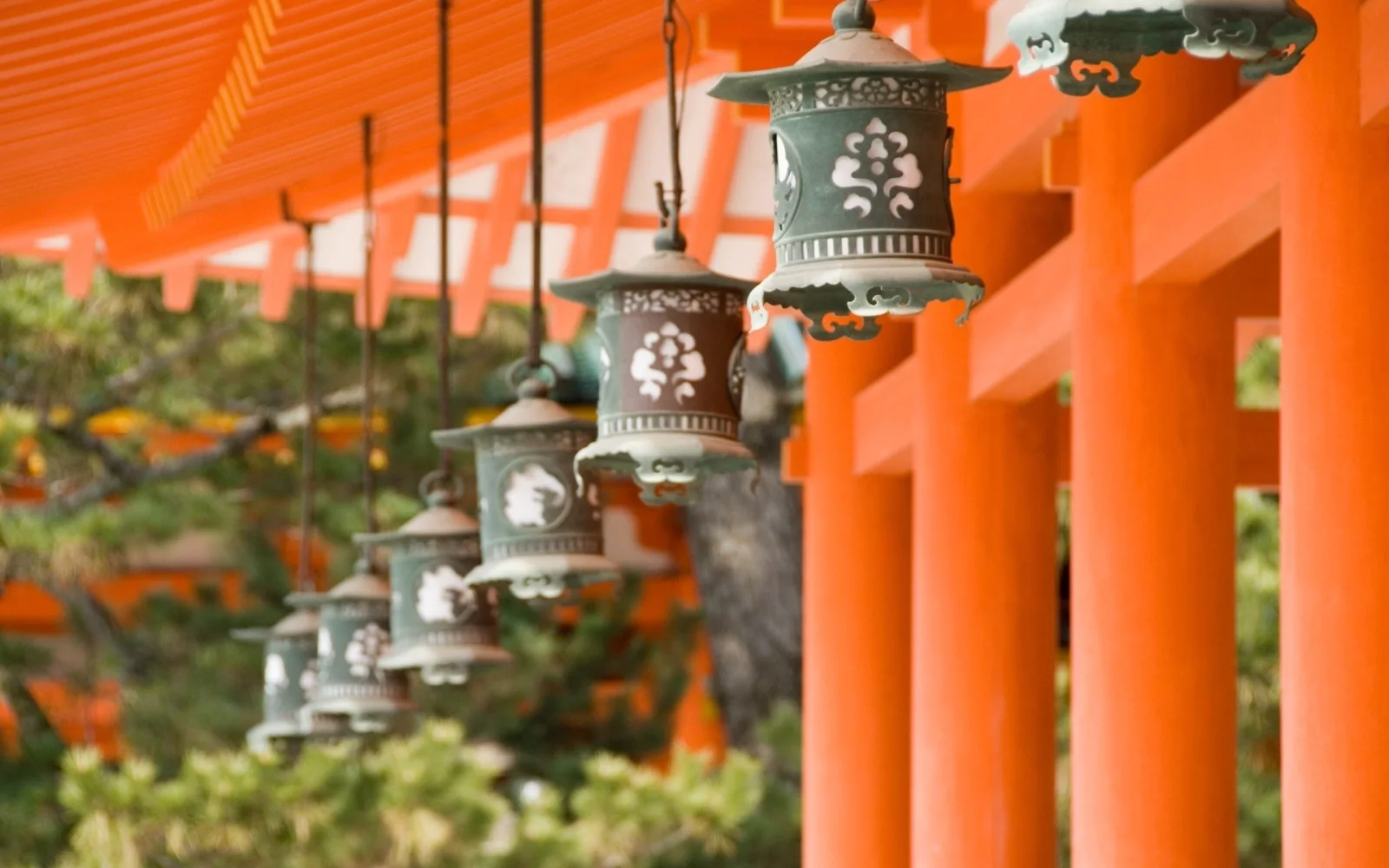 Eiserne auf Gebäude in Japan