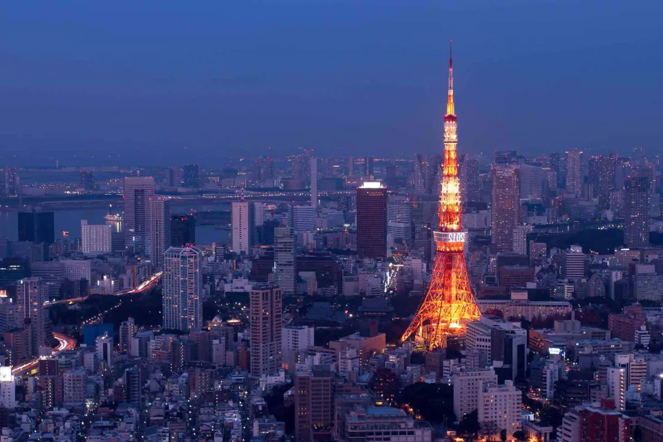Fernsehturm in Tokio