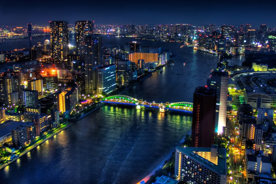 Fluss in Tokio