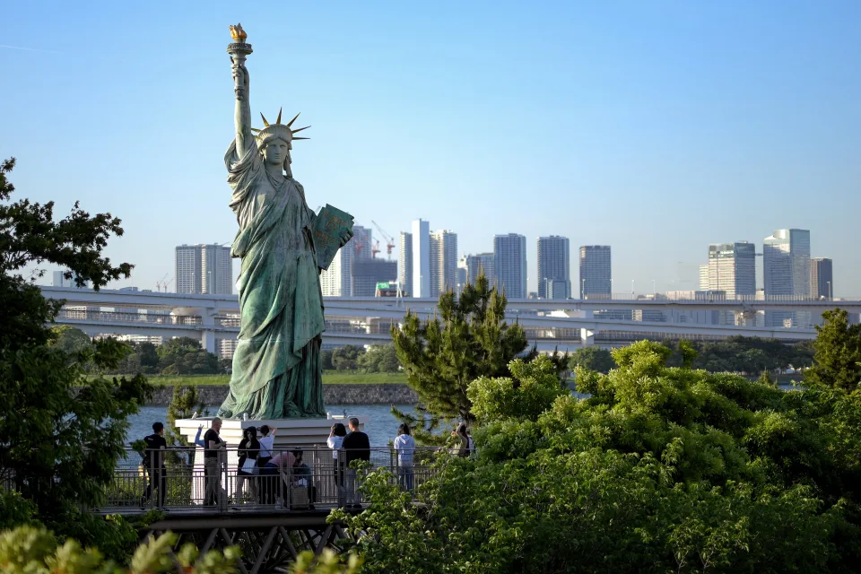 Freiheitsstatue in Tokio, Japan
