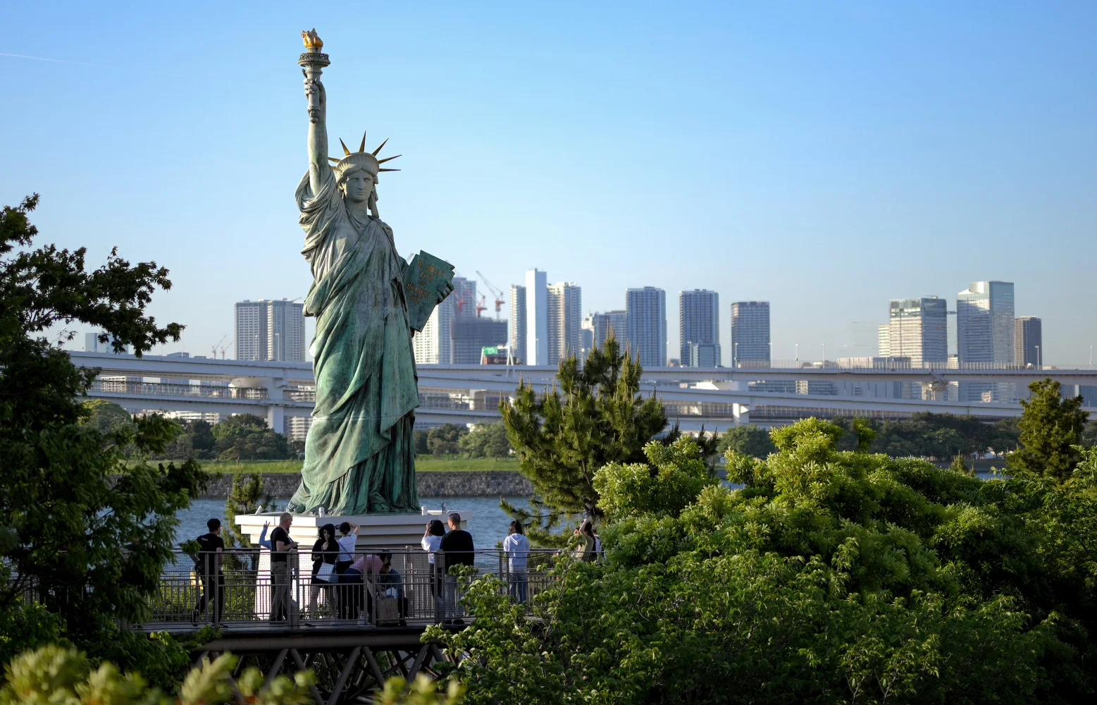 Freiheitsstatue in Tokio, Japan